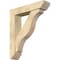 Ekena Millwork Funston Slat Rough Sawn Bracket w/ Offset Brace, Douglas Fir, 6"W x 26"D x 30"H BKT0604X26X30FST06RDF - alternate 1
